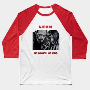 Leon Movie No Women No Kids Retro Baseball T-Shirt